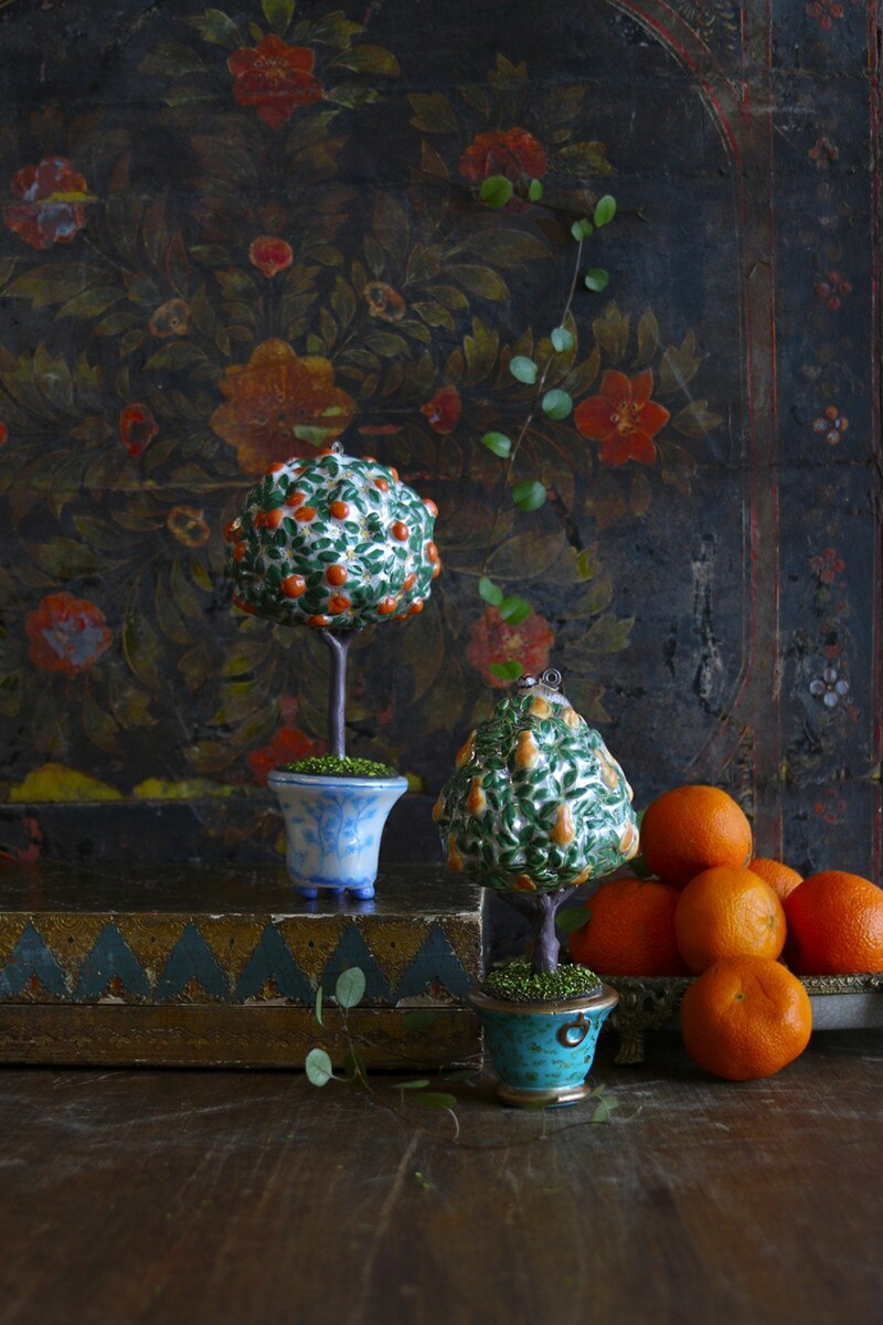Orangerie Tree Ornament 5" - bubblegum market