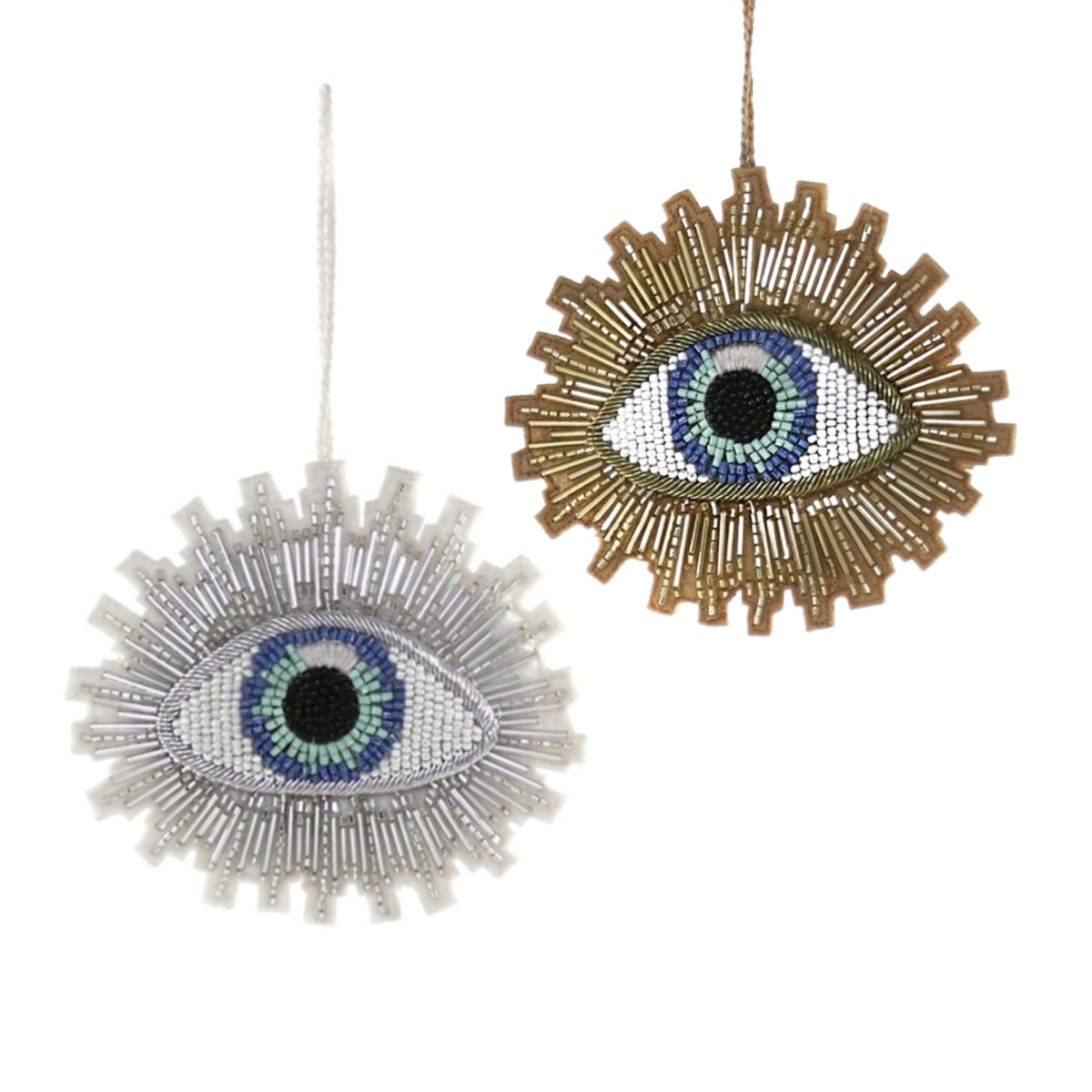 Tinsel Auga Eye Burst Ornament 5" - bubblegum market