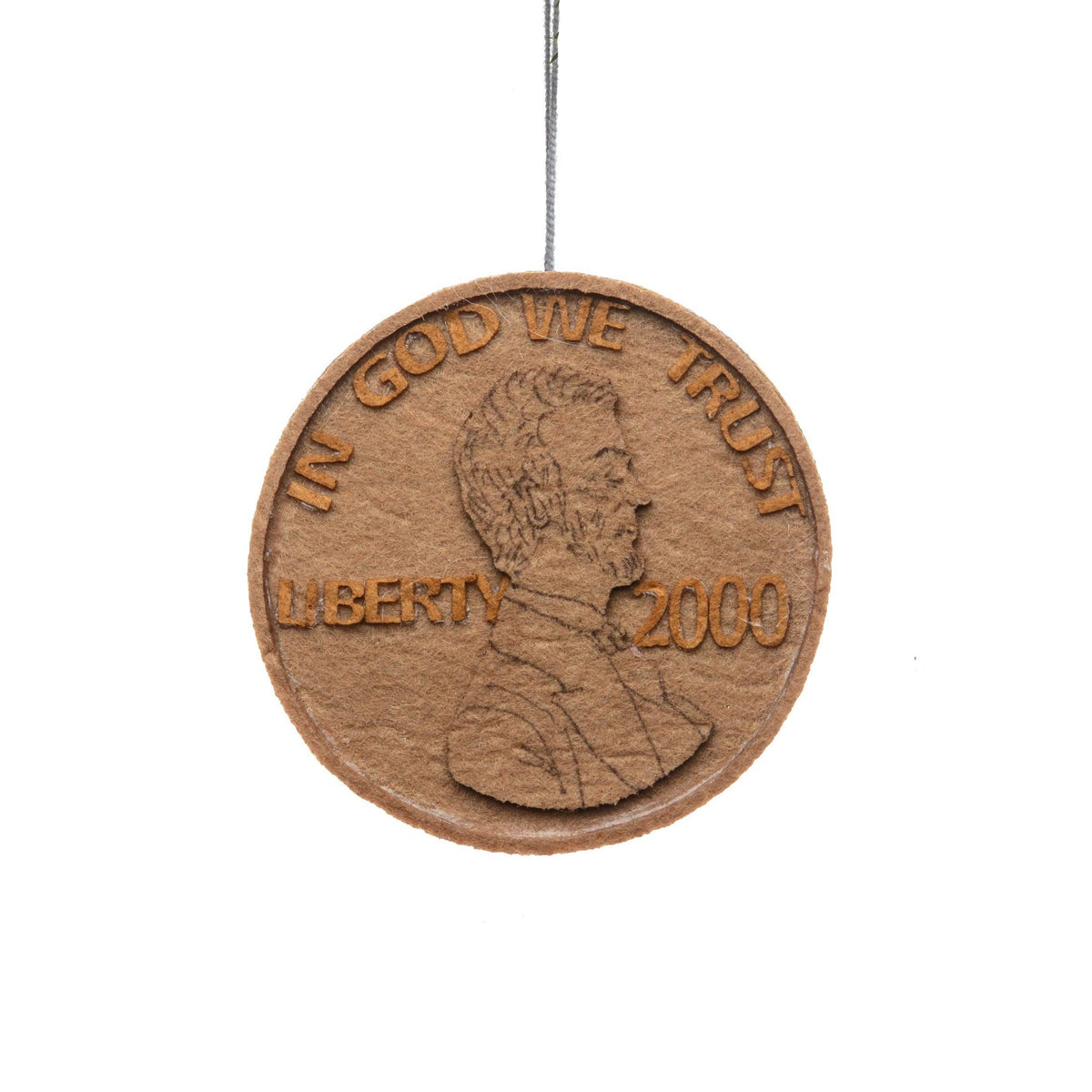 Penny Felt Ornament