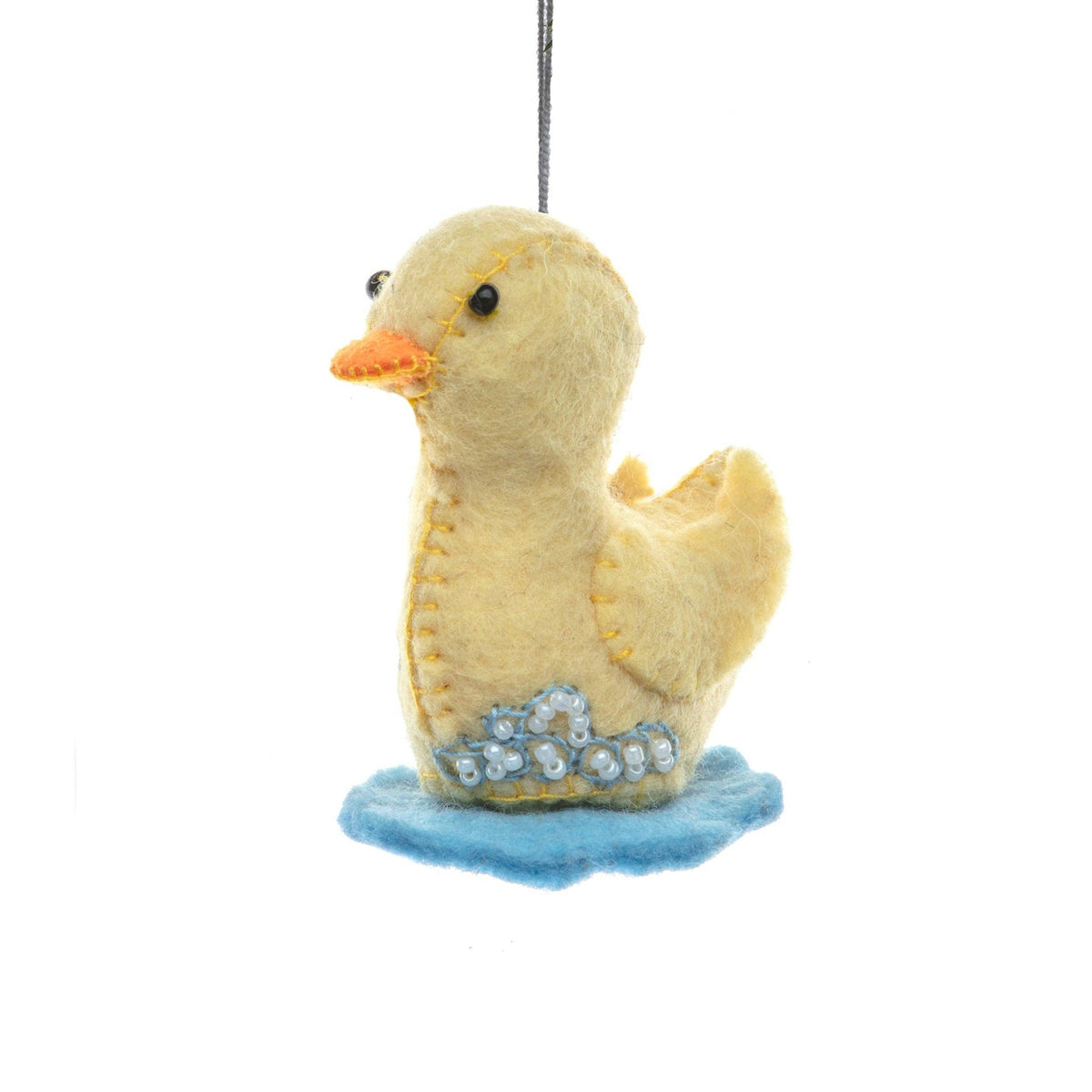 Rubber Duckie Felt Ornament
