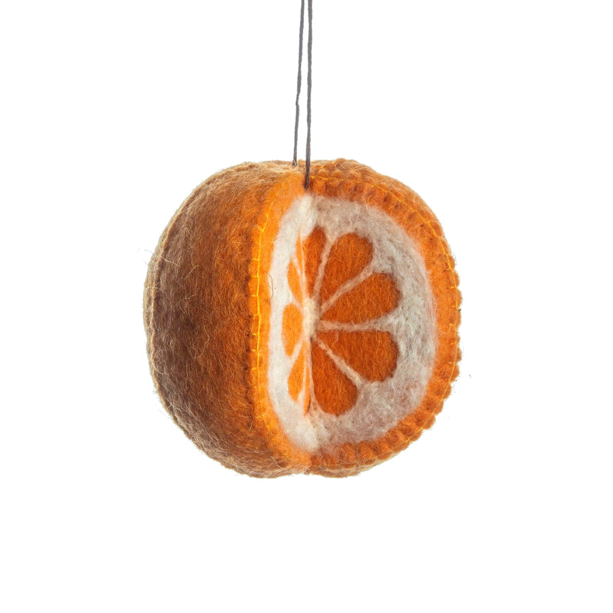 Orange Fruit Felt Ornament