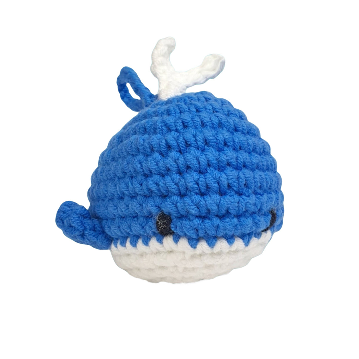 Knit Whale Ornament