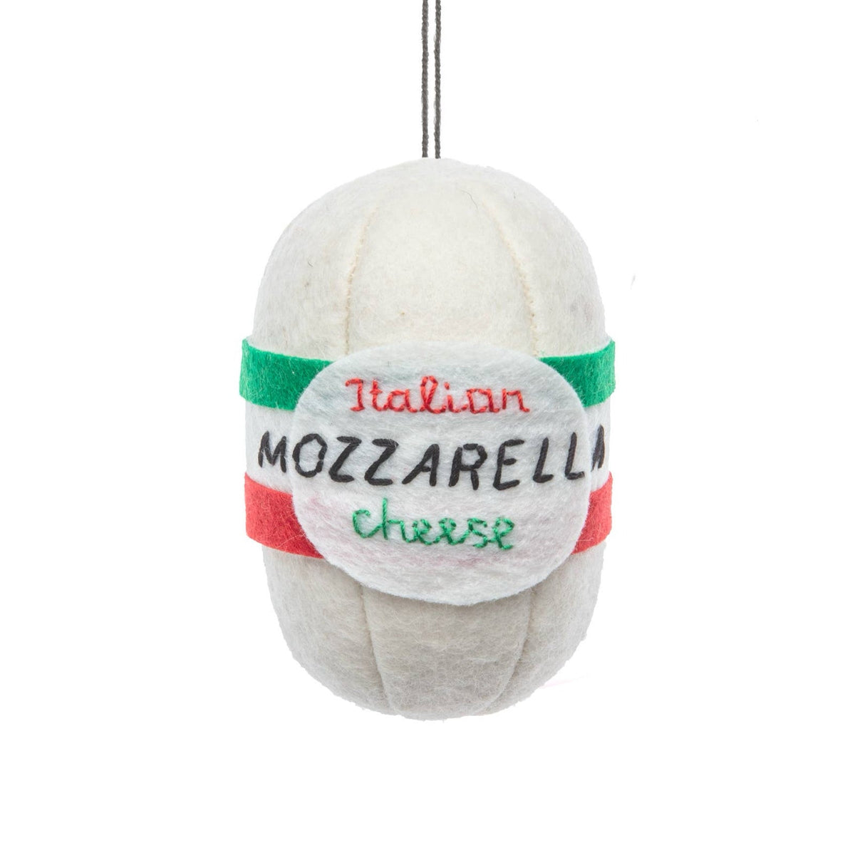 Mozzarella Cheese Felt Ornament