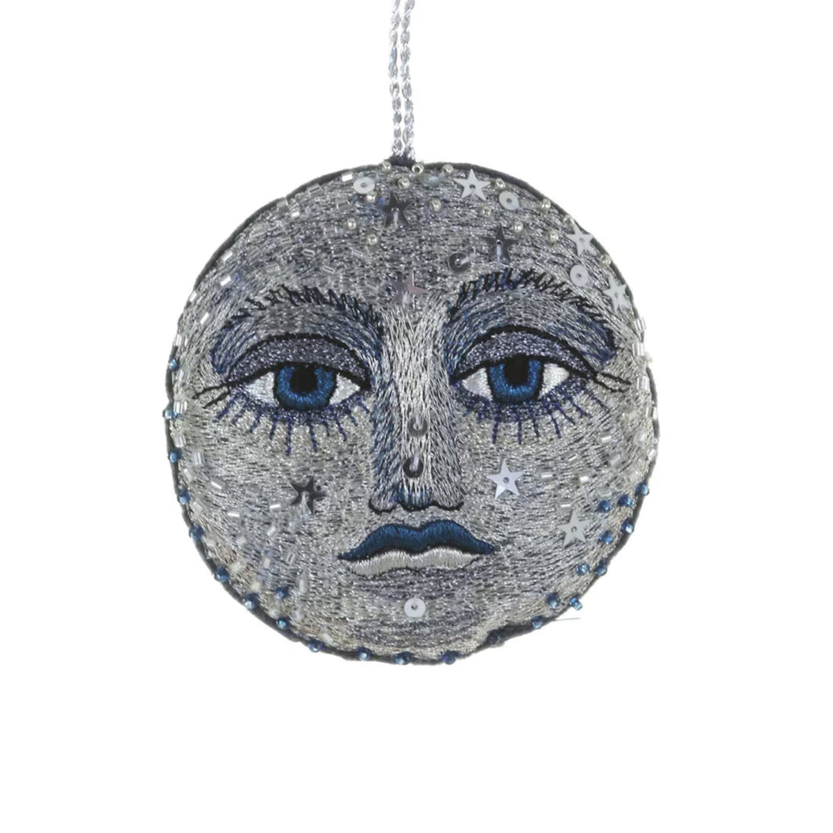 Madame Moon Ornament 3.75"
