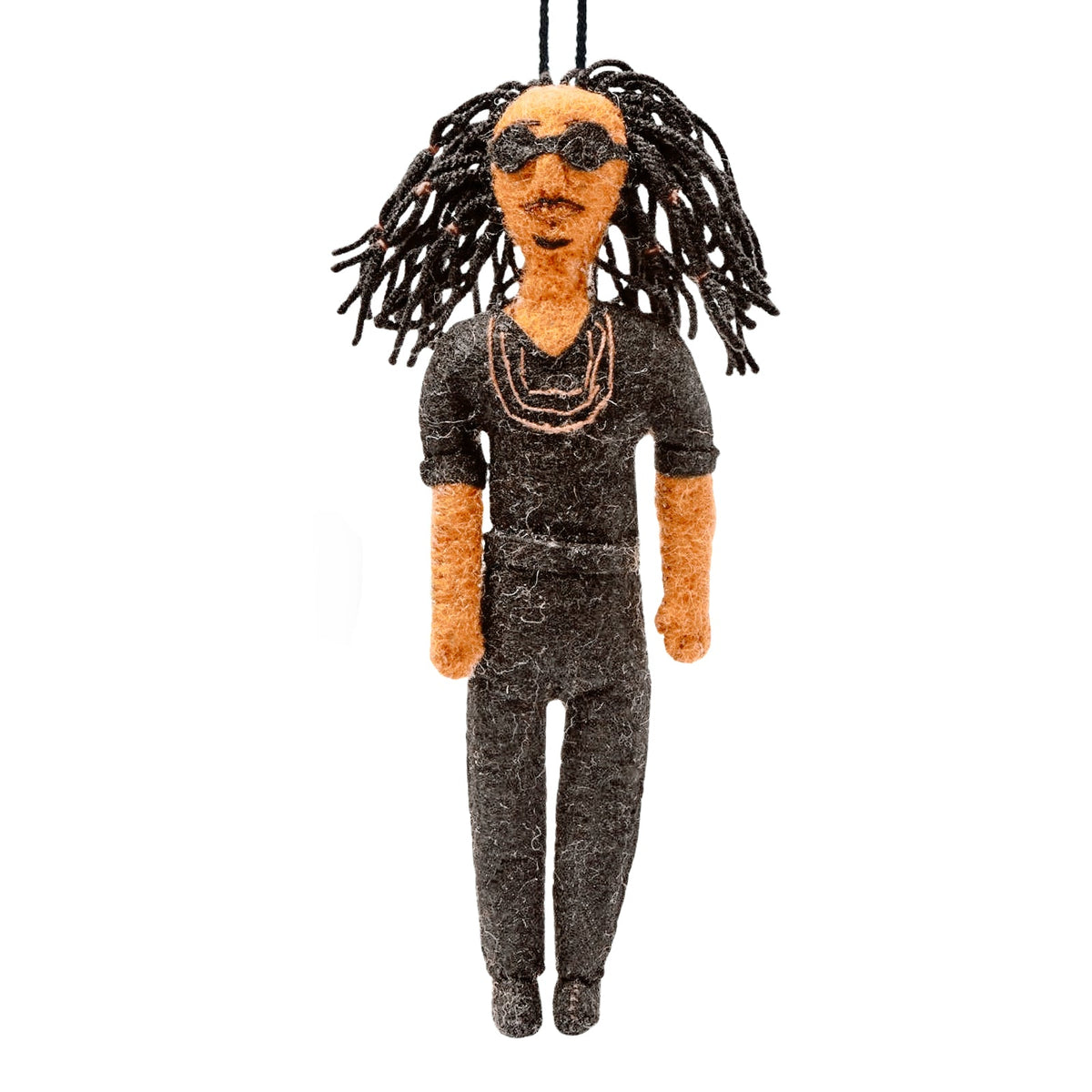 Stevie Wonder Felt Ornament