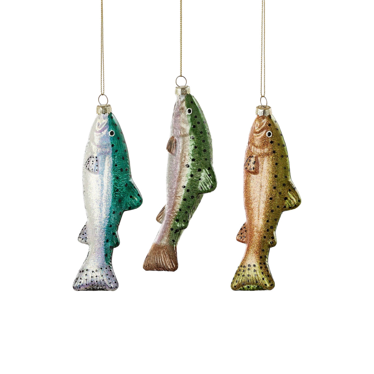 Trout Ornament 6"