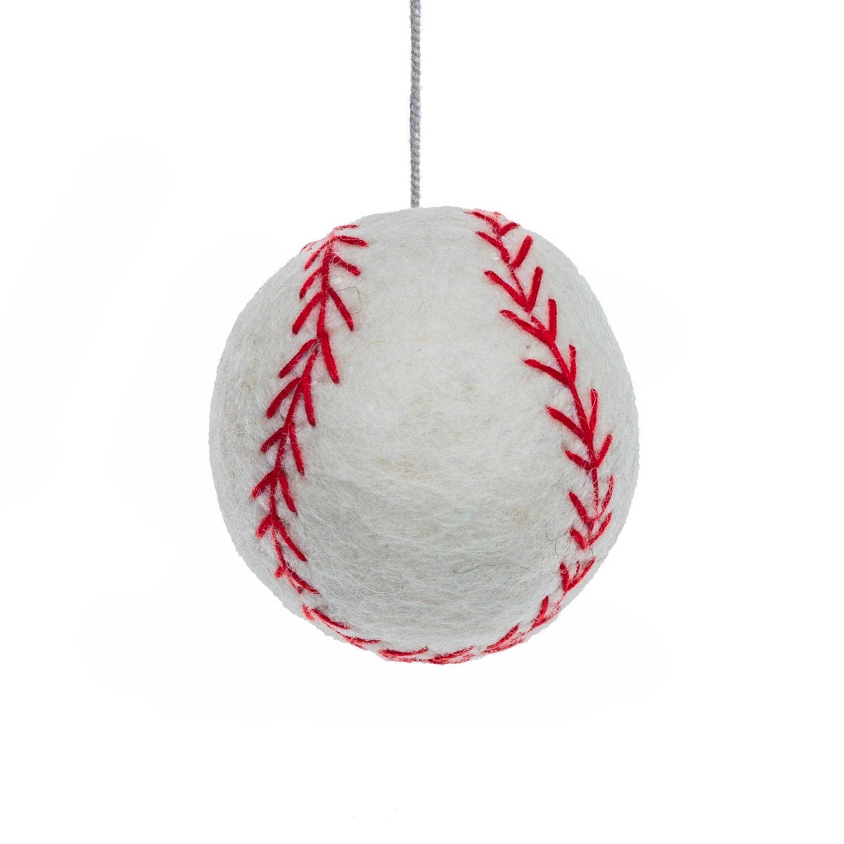 Baseball Felt Ornament - bubblegum market