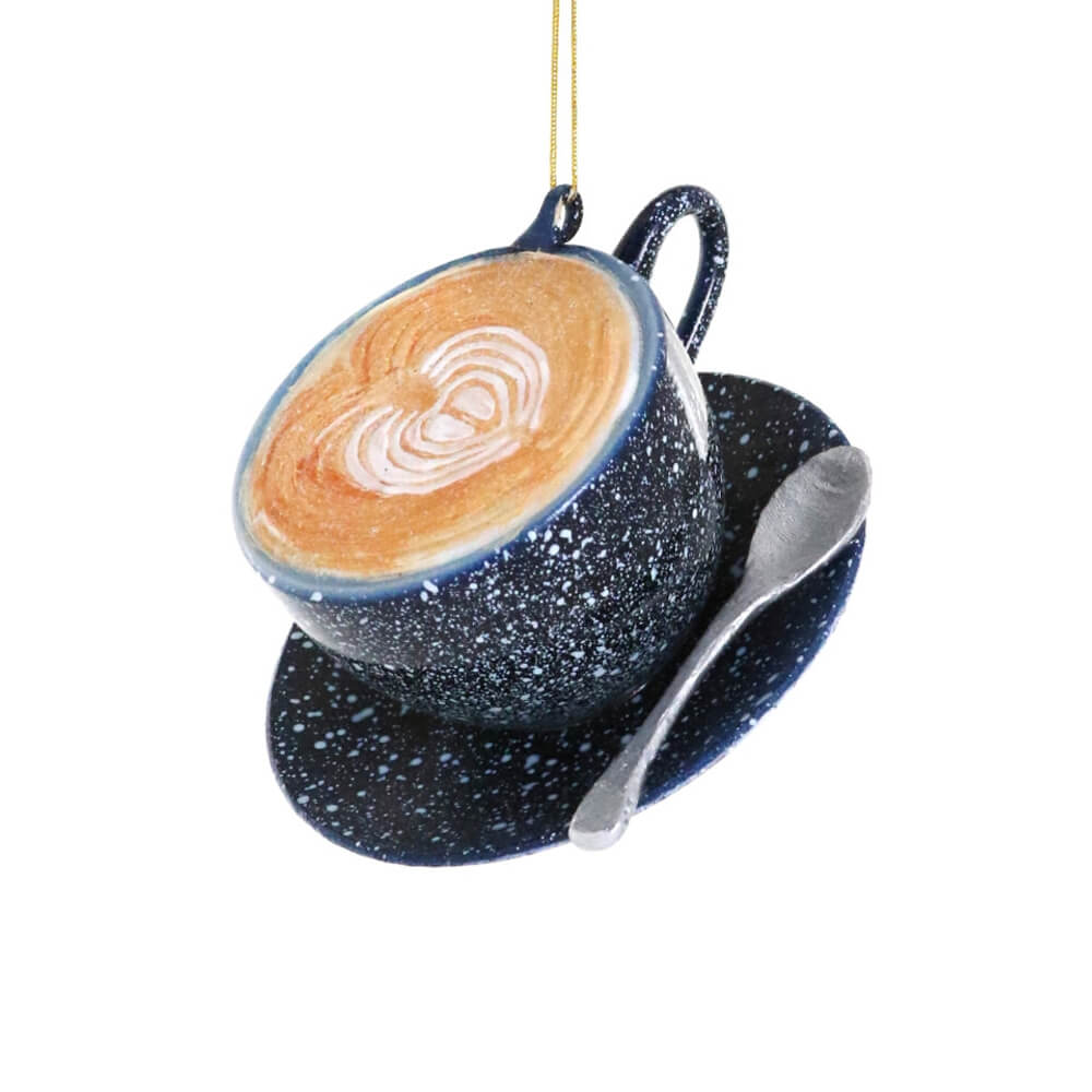 Blue Cafe Au Lait Ornament 4.25" - bubblegum market