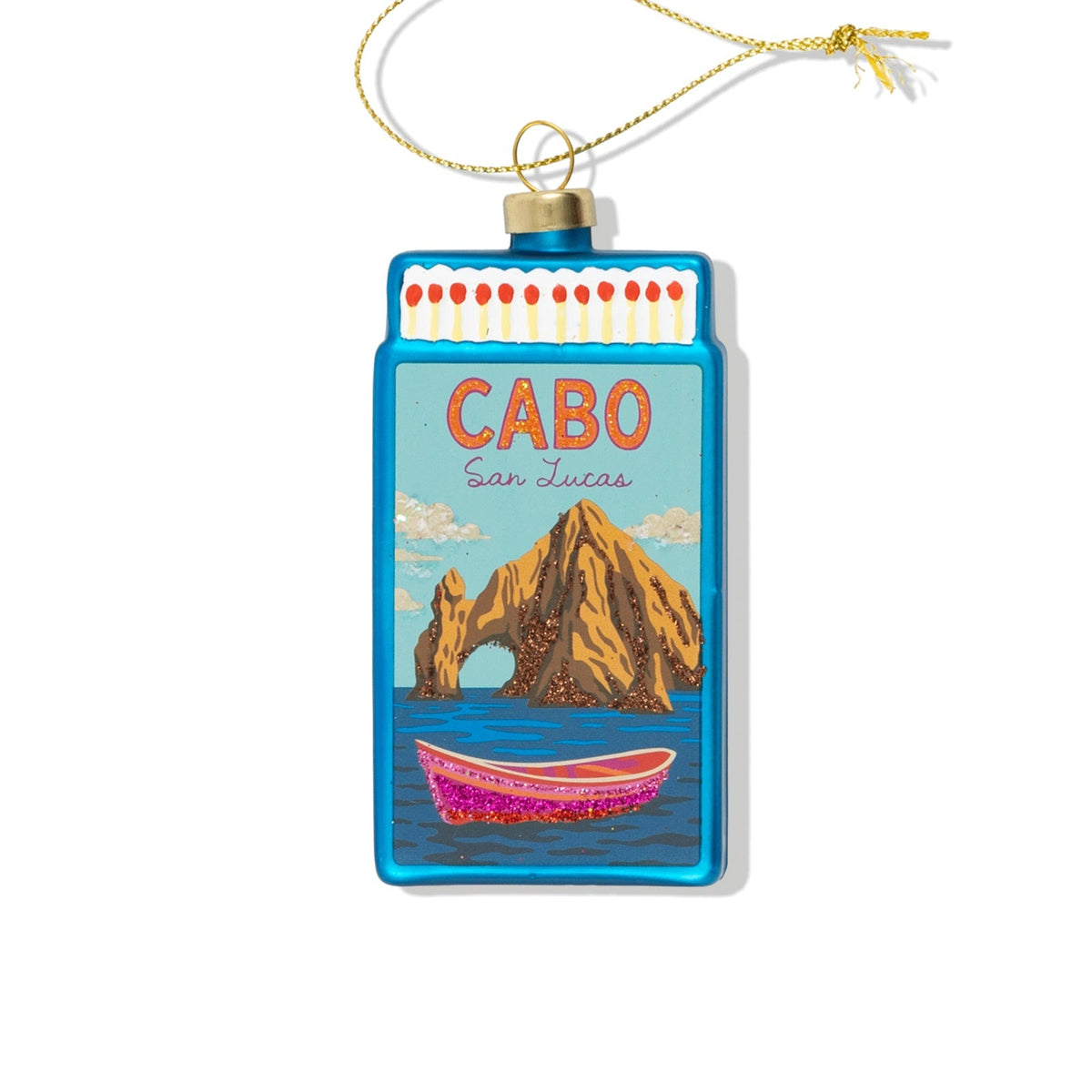Cabo Matchbook Ornament 3.5" - bubblegum market