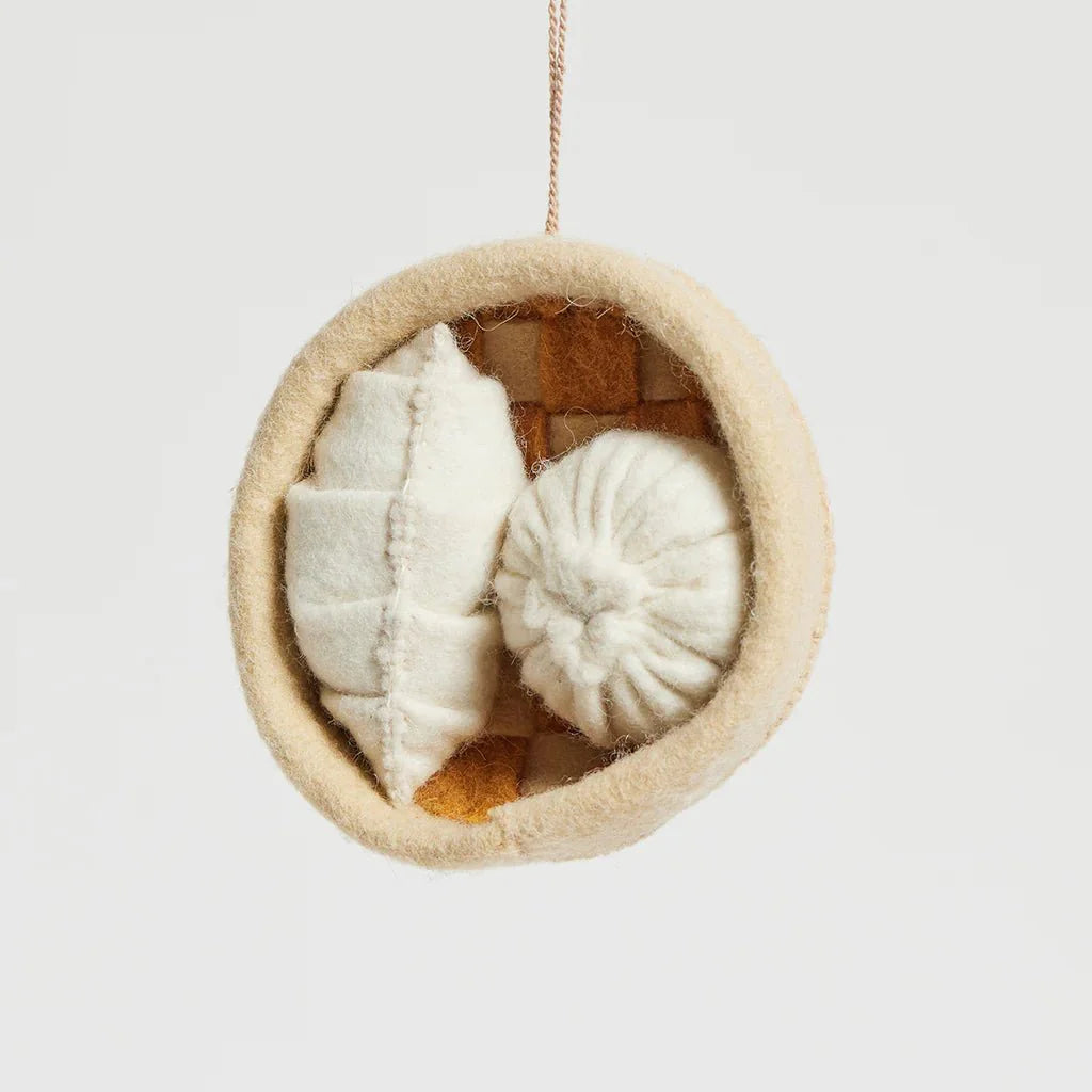 Chinatown Dumplings Felt Ornament 3" - bubblegum market