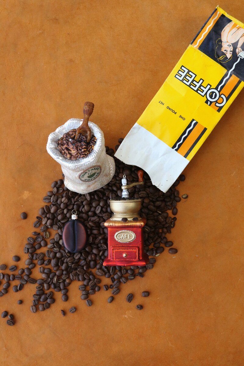 Coffee Bean Ornament 2.25" - bubblegum market