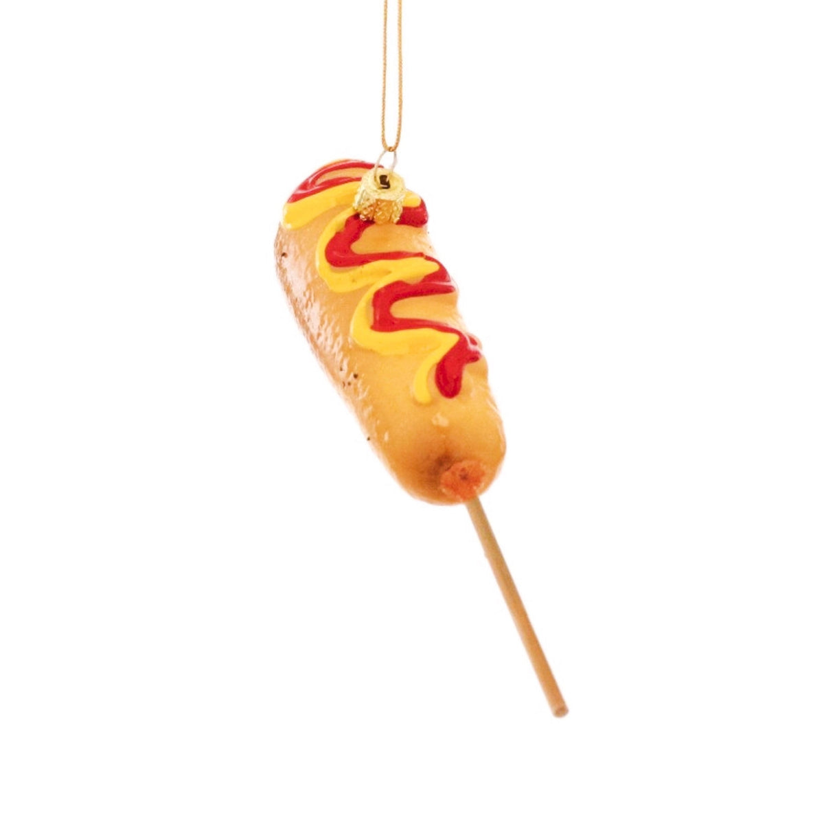 Corn Dog on a Stick Ornament 5.75" - bubblegum market