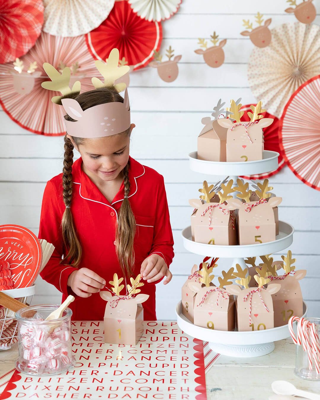 Dear Rudolph Reindeer Advent Boxes - bubblegum market