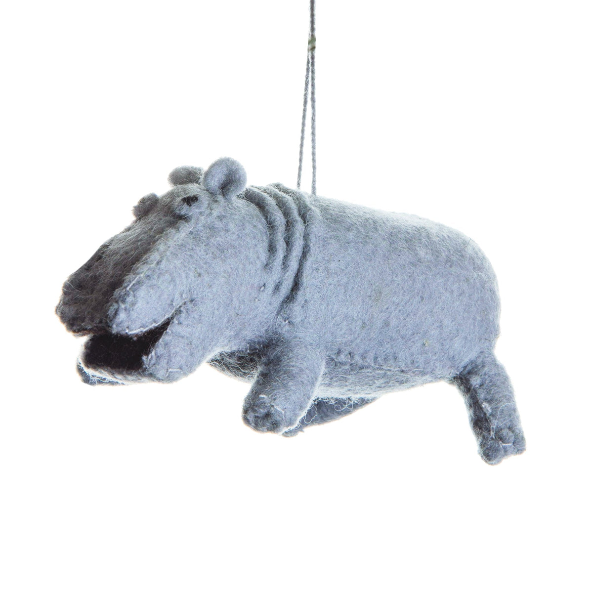 Hippo Felt Ornament - bubblegum market