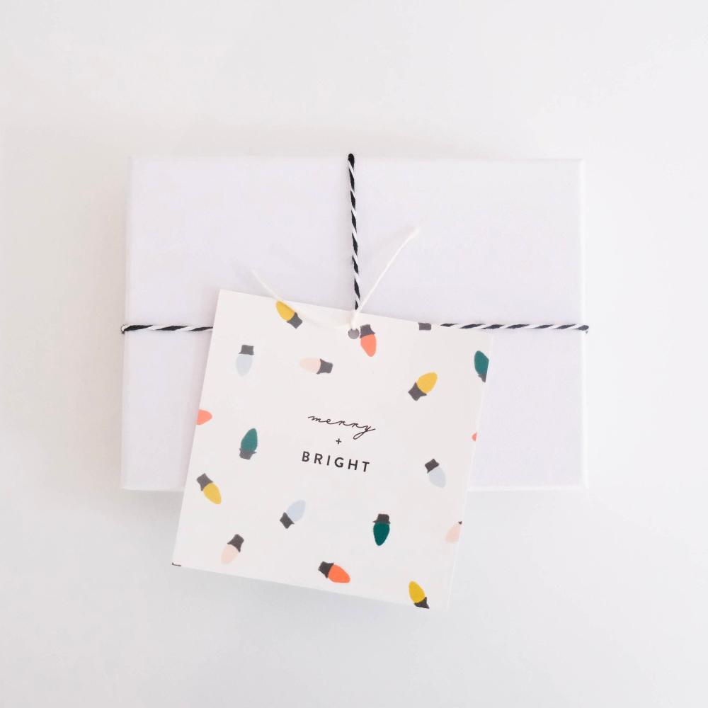 Merry & Bright Gift Tags (Set of 8) - bubblegum market