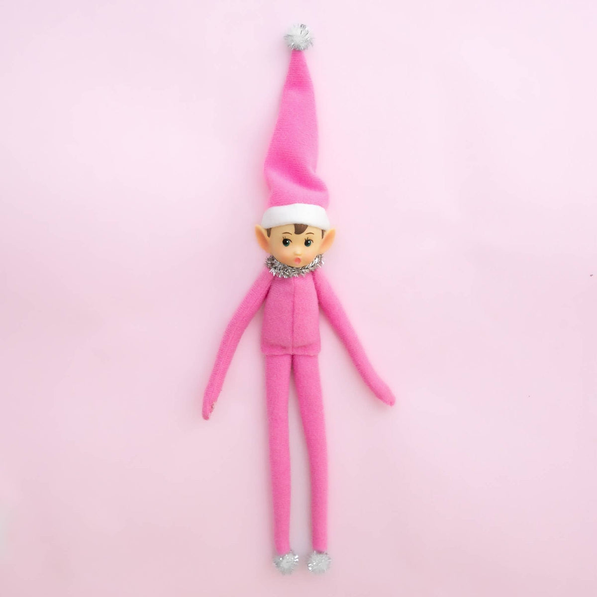 Merry Mable Pink Elf Ornament 11" - bubblegum market