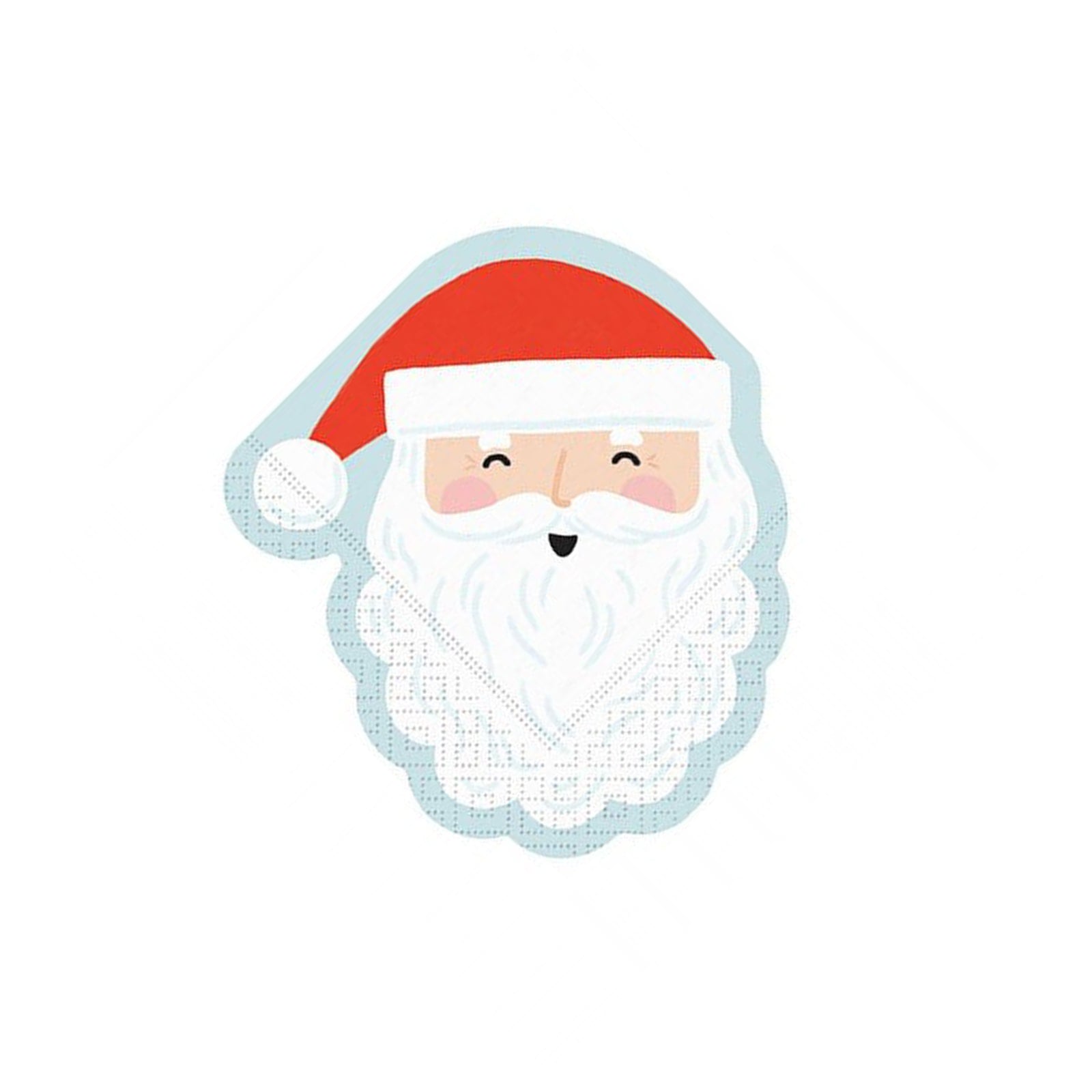 Mr. Claus Die - Cut Beverage Napkins - bubblegum market