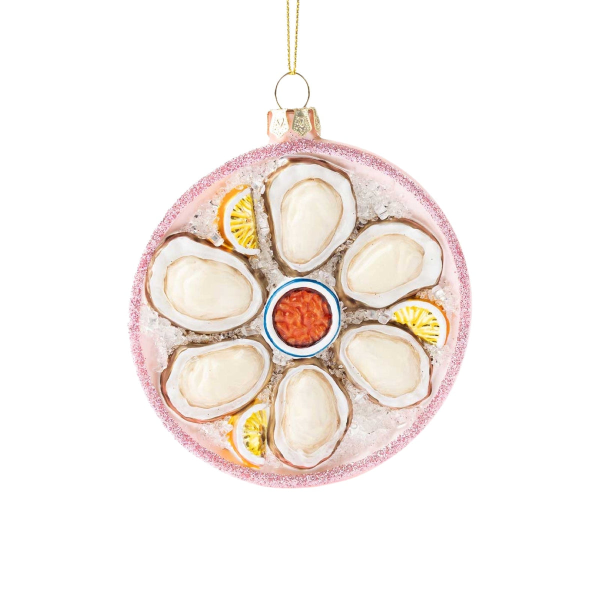 Oyster Boxed Glass Ornament 3.5" - bubblegum market