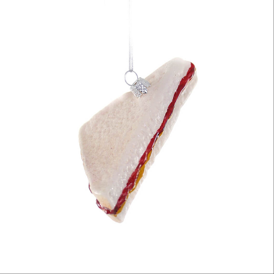 PB&J Sandwich Ornament 4" - bubblegum market